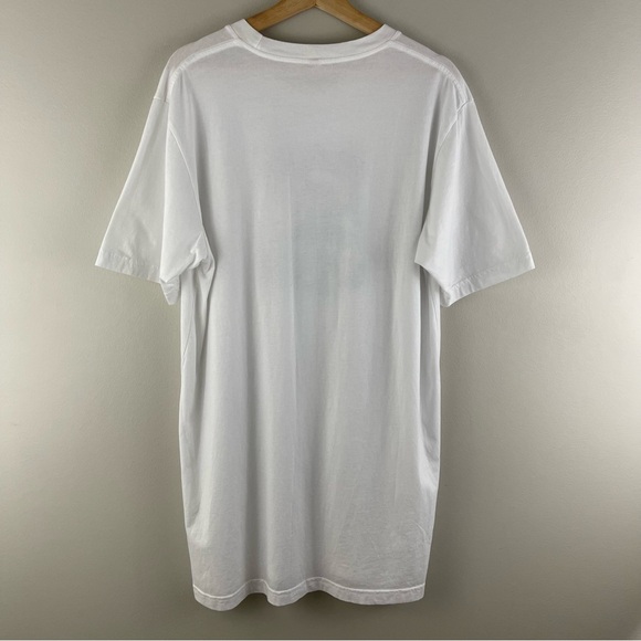 Vintage 2003 Evel Knievel White Mini Cooper Oversized Short Sleeve Graphic Tee - Picture 8 of 10